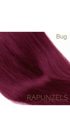 1 Gram 20" Micro Loop Colour #HOT BUG Bright Burgundy (25 Strands)